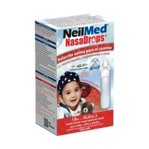 NeilMed NasaDrops 15ml Ampollas | Solución Salina Estéril para Bebés y Adultos