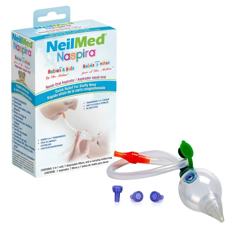NeilMed Naspira | Aspirador Nasal Infantil Reutilizable
