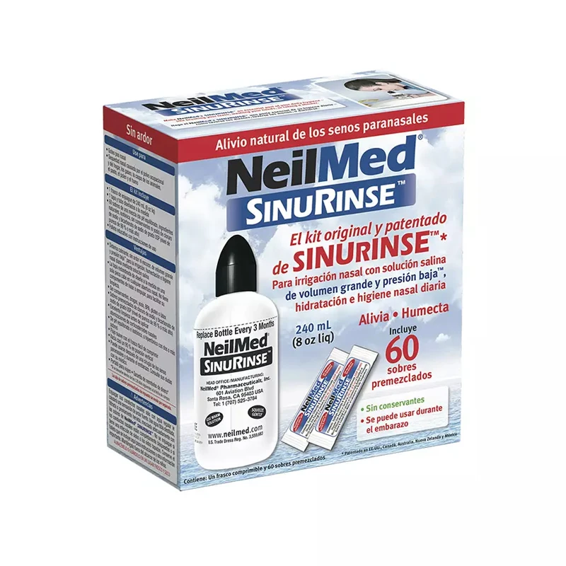 NeilMed Sinus Rinse Kit 60 Sobres | Limpieza Nasal Efectiva