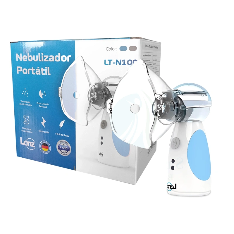 Nebulizador Portátil LT-N100 Lens | Terapia Respiratoria en Casa y Viaje