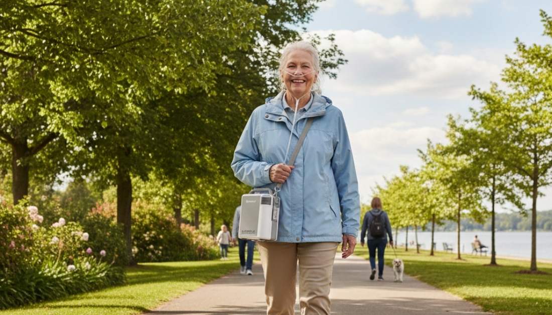 Concentrador de oxígeno portátil