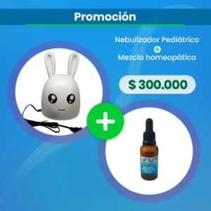 Nebulizador Compresor de Alto Rendimiento + Mezcla Homeopática