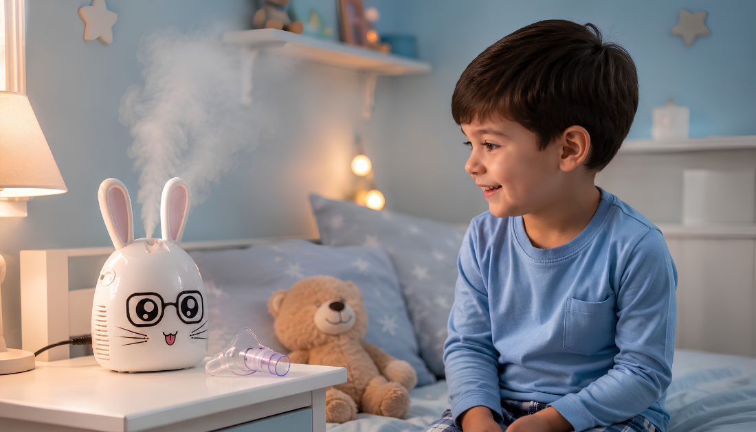 nebulizar niños en casa