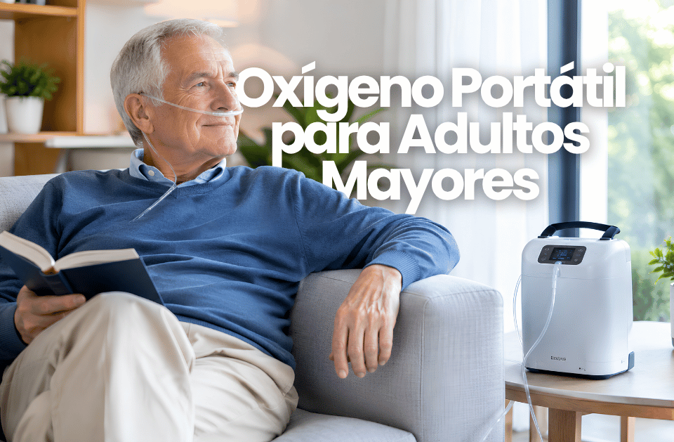 Oxígeno Portátil para Adultos Mayores